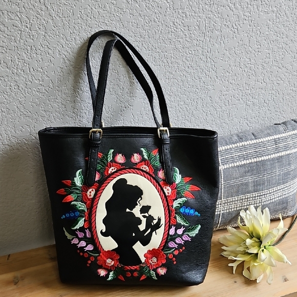Loungefly Handbags - Disney Loungefly Belle Embroidered Tote